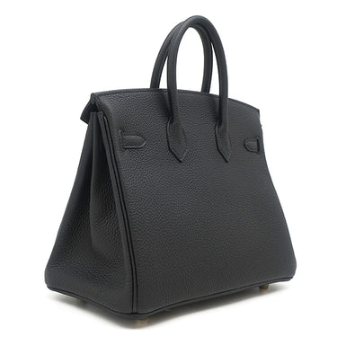 エルメス HERMES バーキン25 ブラック トゴ ハンドバッグ ゴールド金具 新品 未使用 黒 2025年製