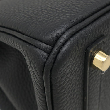 エルメス HERMES バーキン25 ブラック トゴ ハンドバッグ ゴールド金具 新品 未使用 黒 2025年製