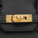 エルメス HERMES バーキン25 ブラック トゴ ハンドバッグ ゴールド金具 新品 未使用 黒 2025年製
