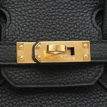 エルメス HERMES バーキン25 ブラック トゴ ハンドバッグ ゴールド金具 新品 未使用 黒 2025年製