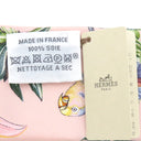 エルメス HERMES ツイリー ローズナークル×グリーン×グレー シルク スカーフ 新品 未使用 【Equateur/赤道直下】
