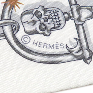エルメス HERMES ツイリー H062743S 13 ベージュロゼ×キャラメル×ホワイト シルク スカーフ 新品 未使用 【C'est la Fete/セ ラ フェット】