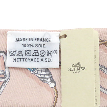 エルメス HERMES ツイリー H062743S 14 ブルーグラシエ×ローズプードル×グレー シルク スカーフ 新品 未使用 【C'est la Fete/セ ラ フェット】