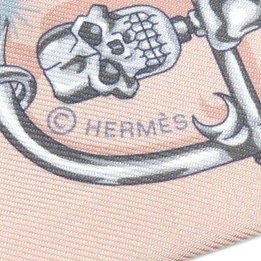 エルメス HERMES ツイリー H062743S 14 ブルーグラシエ×ローズプードル×グレー シルク スカーフ 新品 未使用 【C'est la Fete/セ ラ フェット】