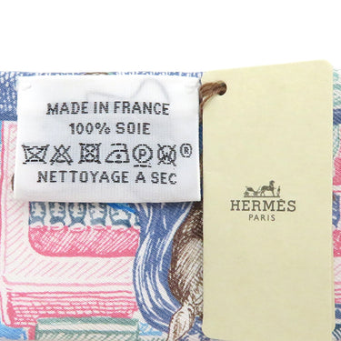 エルメス HERMES ツイリー ブルージーン×ローズ×ヴェールヴェロネーズ シルク スカーフ 新品 未使用 【City of Light/シティー オブ ライト】