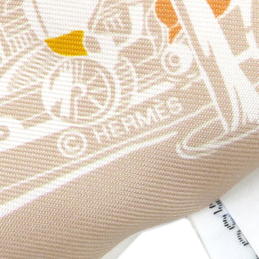 エルメス HERMES ツイリー H062910S 05 ブラッシュ×ジョーヌドール×ホワイト シルク スカーフ 新品 未使用 【ブールヴァールの陰から】