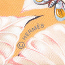 エルメス HERMES ツイリー アプリコット×クレーム×マルチカラー シルク スカーフ 新品 未使用 【Equateur/赤道直下】