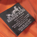 エルメス HERMES ボリードポーチ ミニミニ H104772M 01 ナチュラル×オレンジ コットン アニョーミロ ポーチ シルバー金具 新品 未使用
