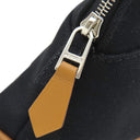 エルメス HERMES ボリードポーチ ミニミニ H104772M ブラック コットン ポーチ シルバー金具 新品 未使用 黒 オレンジ