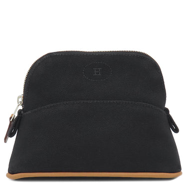 エルメス HERMES ボリードポーチ ミニミニ H104772M 09 ブラック×オレンジ コットン アニョーミロ ポーチ 新品 未使用