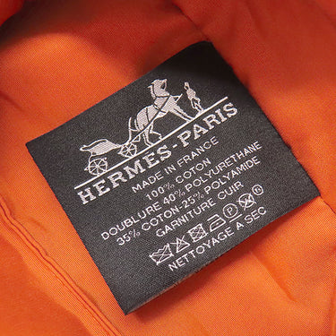 エルメス HERMES ボリードポーチ ミニミニ H104772M 09 ブラック×オレンジ コットン アニョーミロ ポーチ 新品 未使用