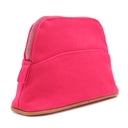 エルメス HERMES ボリードポーチ ミニミニ H104772M ハイビスカス×オレンジ コットン アニョーミロ ポーチ シルバー金具 新品 未使用