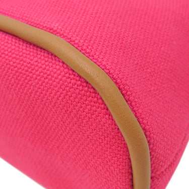 エルメス HERMES ボリードポーチ ミニミニ H104772M ハイビスカス×オレンジ コットン アニョーミロ ポーチ シルバー金具 新品 未使用