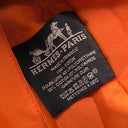 エルメス HERMES ボリードポーチ ミニミニ H104772M ハイビスカス×オレンジ コットン アニョーミロ ポーチ シルバー金具 新品 未使用
