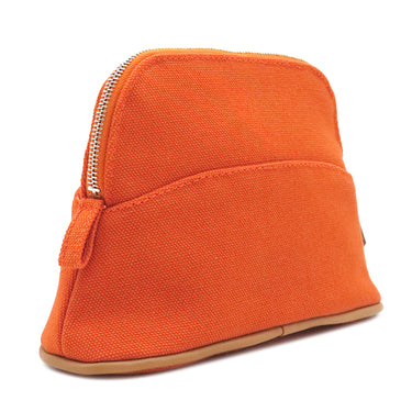 エルメス HERMES ボリードポーチ ミニミニ H104772M 02 オランジュフー×オレンジ コットン アニョーミロ ポーチ 新品 未使用