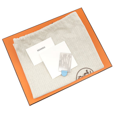 エルメス HERMES コンスタンスミニ 3 ミロワール セレスト ヴォーエプソン ショルダーバッグ シルバー金具 水色 ラッカー金具 2024年製