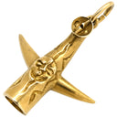 ミキモト MIKIMOTO 太陽の塔 イエローゴールド イエローゴールド K9YG ペンダントトップ MIKIMOTO 岡本太郎 デザイン 万博記念チャーム ヴィンテージ