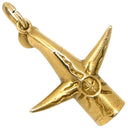 ミキモト MIKIMOTO 太陽の塔 イエローゴールド イエローゴールド K9YG ペンダントトップ MIKIMOTO 岡本太郎 デザイン 万博記念チャーム ヴィンテージ