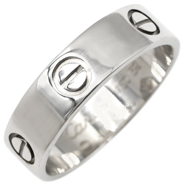 カルティエ Cartier ラブリング クラシックモデル B4084700 ホワイトゴールド K18WG #59 リング 指輪 LOVE Ring WG Au750 18K 18金 18.5号