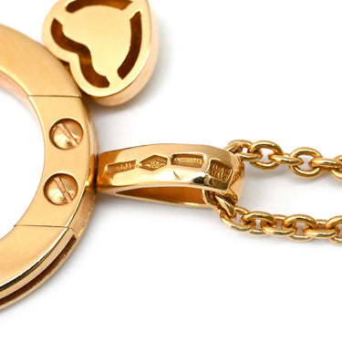 ブルガリ BVLGARI ハート ピンクゴールド K18PG ネックレス B-zero1 ペンダント 18K 750PG バレンタイン限定