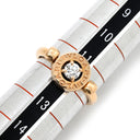 ブルガリ BVLGARI ブルガリブルガリ フリップ ダイヤ ピンクゴールド K18PG ダイヤモンド 51 リング 指輪 750 BVLGARI 1Pダイヤ 11.5号