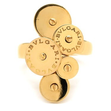 ブルガリ BVLGARI チクラディ イエローゴールド K18YG リング 指輪 750 18K 18金 10号