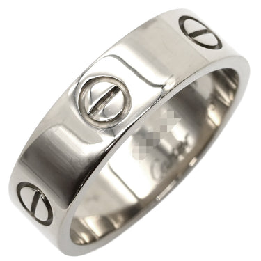 カルティエ Cartier ラブリング B4084700 ホワイトゴールド K18WG #59(JP19) リング 指輪 LOVE Ring 750 18K WG 18金 クラシックモデル 18.5号