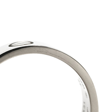 カルティエ Cartier ラブリング B4084700 ホワイトゴールド K18WG #59(JP19) リング 指輪 LOVE Ring 750 18K WG 18金 クラシックモデル 18.5号