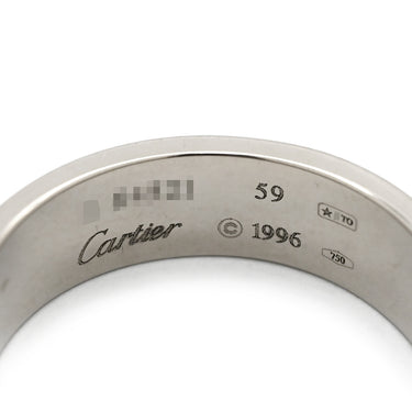 カルティエ Cartier ラブリング B4084700 ホワイトゴールド K18WG #59(JP19) リング 指輪 LOVE Ring 750 18K WG 18金 クラシックモデル 18.5号