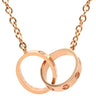カルティエ Cartier ベビーラブ B7212300 ピンクゴールド K18PG ネックレス Love ペンダント PG Au750 18K 18金 インターロッキング サークル