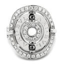 ブルガリ BVLGARI チェルキ ダイヤリング ホワイトゴールド K18WG ダイヤモンド リング 指輪 18K Au 750 BVLGARI パヴェ サークルリング 12号