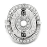 ブルガリ BVLGARI チェルキ ダイヤリング ホワイトゴールド K18WG ダイヤモンド リング 指輪 18K Au 750 BVLGARI パヴェ サークルリング 12号