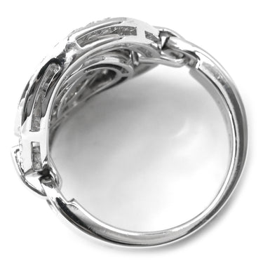 ブルガリ BVLGARI チェルキ ダイヤリング ホワイトゴールド K18WG ダイヤモンド リング 指輪 18K Au 750 BVLGARI パヴェ サークルリング 12号