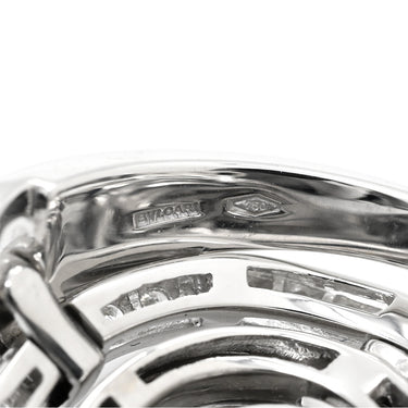 ブルガリ BVLGARI チェルキ ダイヤリング ホワイトゴールド K18WG ダイヤモンド リング 指輪 18K Au 750 BVLGARI パヴェ サークルリング 12号