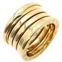 ブルガリ BVLGARI ビーゼロワン B-zero1 5バンド イエローゴールド K18YG #51 リング 指輪 BVLGARI K18YG Au750 18K 18金 スパイラル 螺旋 11号