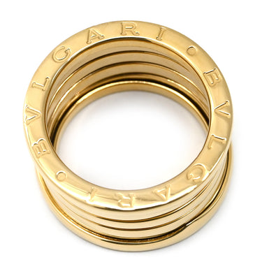 ブルガリ BVLGARI ビーゼロワン B-zero1 5バンド イエローゴールド K18YG #51 リング 指輪 BVLGARI K18YG Au750 18K 18金 スパイラル 螺旋 11号