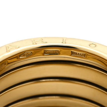 ブルガリ BVLGARI ビーゼロワン B-zero1 5バンド イエローゴールド K18YG #51 リング 指輪 BVLGARI K18YG Au750 18K 18金 スパイラル 螺旋 11号