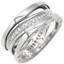 ブルガリ BVLGARI ビーゼロワン B-zero1 レジェンド 3バンド ダイヤ ホワイトゴールド K18WG ダイヤモンド #60(JP20) リング 指輪 750 18K 19号