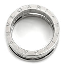 ブルガリ BVLGARI ビーゼロワン B-zero1 レジェンド 3バンド ダイヤ ホワイトゴールド K18WG ダイヤモンド #60(JP20) リング 指輪 750 18K 19号