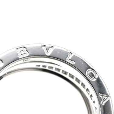 ブルガリ BVLGARI ビーゼロワン B-zero1 レジェンド 3バンド ダイヤ ホワイトゴールド K18WG ダイヤモンド #60(JP20) リング 指輪 750 18K 19号