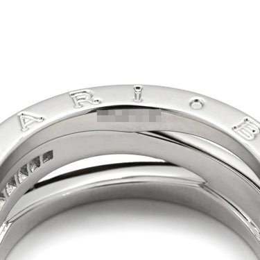 ブルガリ BVLGARI ビーゼロワン B-zero1 レジェンド 3バンド ダイヤ ホワイトゴールド K18WG ダイヤモンド #60(JP20) リング 指輪 750 18K 19号