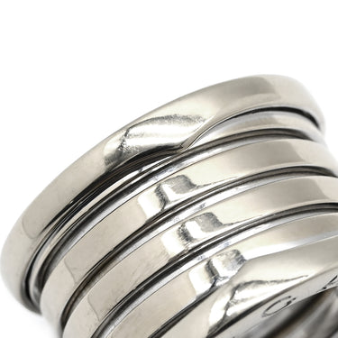 ブルガリ BVLGARI ビーゼロワン B-zero1 5バンドリング ホワイトゴールド K18WG #53(JP13) リング 指輪 BVLGARI Au750 WG 18K 18金 12号