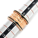 ブルガリ BVLGARI ビーゼロワン ロック B-zero1 4バンド 357959 ピンクゴールド×ブラック K18PG セラミック #51(JP11) リング 指輪 黒セラミック 750PG 18金 10.5号