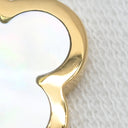 ヴァンクリーフアーペル Van Cleef & Arpels ピュアアルハンブラ 4モチーフ VCARA36300 ホワイト×イエローゴールド K18YG マザーオブパール ブレスレット 750YG 18K 18金