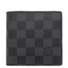 ルイヴィトン LOUIS VUITTON ポルトフォイユ マルコ N62664 ダミエグラフィット ダミエグラフィットキャンバス 二つ折り財布 シルバー金具 コンパクト