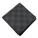 ルイヴィトン LOUIS VUITTON ポルトフォイユ マルコ N62664 ダミエグラフィット ダミエグラフィットキャンバス 二つ折り財布 シルバー金具 コンパクト