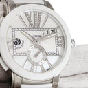 腕時計 ユリスナルダン ULYSSE NARDIN エグゼクティブ デュアルタイム 243-10-3/391 自動巻き メンズ 純正ダイヤ シェル 白セラミック GMT