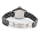 腕時計 シャネル CHANEL J12 H2122 クオーツ レディース 純正ダイヤ パヴェ 黒 ラウンド 回転ベゼル
