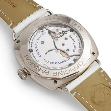 腕時計 パネライ PANERAI ラジオミール 8デイズ GMT PAM00200 H番 手巻き メンズ H番 K18WG無垢 黒 パワーリザーブ デイト 限定