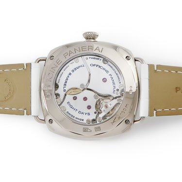 腕時計 パネライ PANERAI ラジオミール 8デイズ GMT PAM00200 H番 手巻き メンズ H番 K18WG無垢 黒 パワーリザーブ デイト 限定